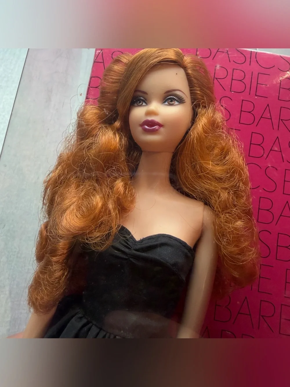 Barbie Basics Collection 1.5 Model No 03 Red Hair Black Label Doll NIB